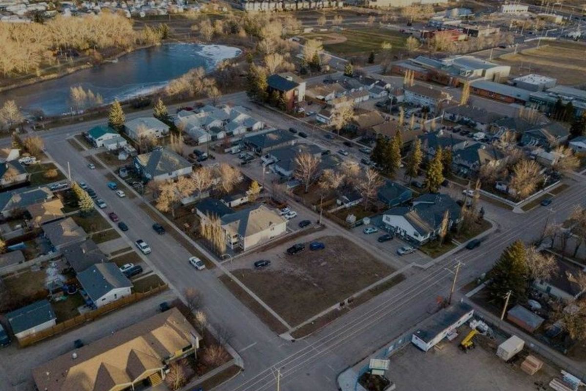 Residential area of houses