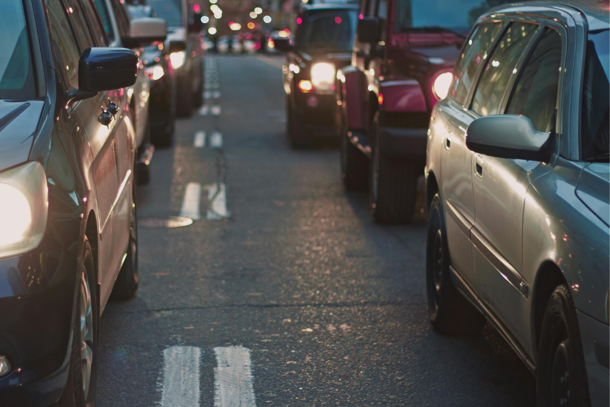 Cars on the highway
