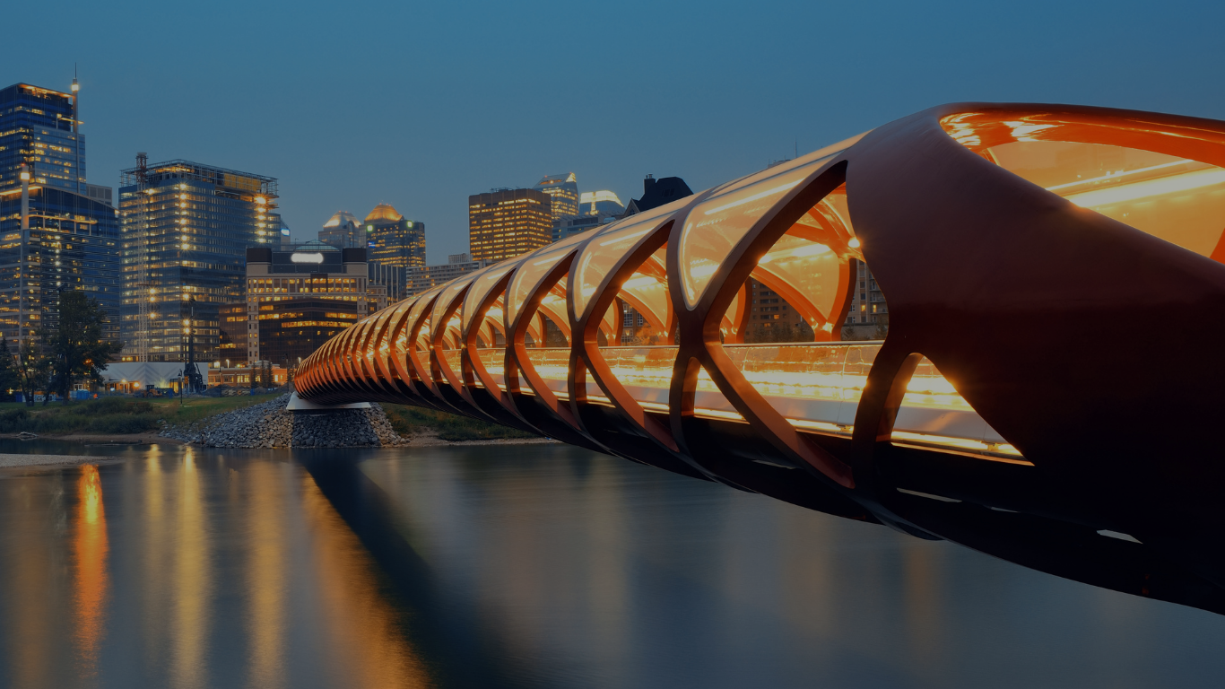 Peace Bridge in Calgary, Alberta
